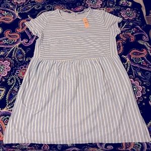 COPY - NWT Loft Striped Pocket Swing Dress Size 1…